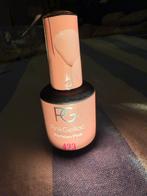 Pink Gellac Set: Rubber Base, Coral Pink, Parisian Pink, Ophalen of Verzenden, Zo goed als nieuw, Handen en Nagels, Make-up