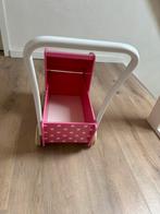 Houten poppenwagen van prenatal, Kinderen en Baby's, Speelgoed | Houten speelgoed, Ophalen, Gebruikt, Duw- of Trekspeelgoed