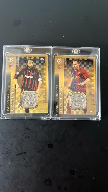 Centurion Maldini en Iniesta beschikbaar voor biedingen