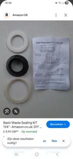 Wasbak afvoer kit, Ophalen of Verzenden, Nieuw, Overige typen