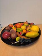 Sierfruit incl.schaal of plukmand, Overige materialen, Schaal, Rond, Ophalen of Verzenden