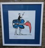 TED SCAPA/EDUARD SCHAAP (1931-2034). Zeefdruk. 75/80 cm., Antiek en Kunst, Kunst | Litho's en Zeefdrukken, Ophalen