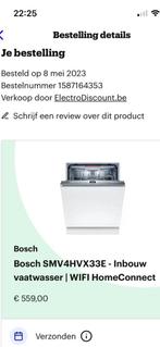 Inbouw vaatwasser defect, Ophalen, Zo goed als nieuw, Inbouw, Minder dan 85 cm