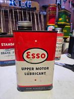 Vintage Esso Olieblik Upper Motor Lubricant 1L, Ophalen of Verzenden, Gebruikt, Overige