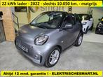 Smart EQ FORTWO CABRIO 22 kWH SNELLADER - stoelverwarming -, Auto's, Smart, Automaat, Gebruikt, Cabriolet, Zwart