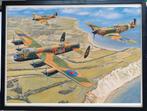 Lancaster Bomber vliegtuig ww2 Battle of Britain poster in l, Verzamelen, Verzenden, Luchtmacht, Nederland, Foto of Poster