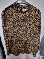 FAME OKERGELE BLOUSE MET ZWARTE PRINT ACHTER EEN RITSJE XXL, Fame, Geel, Maat 46/48 (XL) of groter, Nieuw
