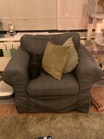 Gratis IKEA Ektorp Fauteuil Grijs - Afhalen, Huis en Inrichting, Fauteuils, Ophalen, Gebruikt, Stof, 75 tot 100 cm