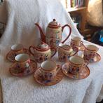 Eierporseleinen theeservies Japans / Chinees, Antiek en Kunst, Antiek | Servies compleet, Ophalen of Verzenden