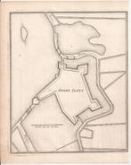 Zwartsluis "Swart Sluys" Plattegrond C. Merian  Ca.1650, Antiek en Kunst, Kunst | Etsen en Gravures, Ophalen of Verzenden