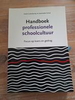 Handboek Professionele Schoolcultuur, Galenkamp en Schut, Zo goed als nieuw, Gamma, HBO