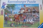 puzzel van Martine - paardrijden - 300 stukjes, Ophalen of Verzenden, Minder dan 500 stukjes, Zo goed als nieuw, Legpuzzel