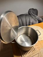 Grote kookpot rvs, Huis en Inrichting, Keuken | Potten en Pannen, Ophalen, Zo goed als nieuw, Rvs, Kookpan of Snelkookpan