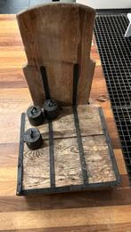 Bascule weegschaal Koopmans 100kg, Antiek en Kunst, Ophalen