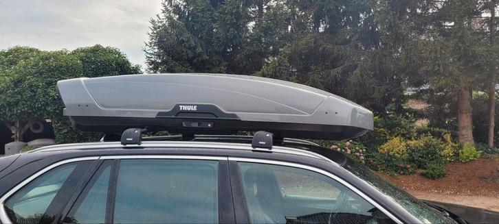 Thule dakkoffer huren, bagagebox huren, skibox huren., Auto diversen, Dakkoffers, Zo goed als nieuw, Ophalen of Verzenden