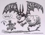 Pentekening Amerika - Superafgevaardigden, Verzenden