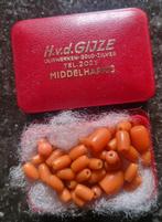 Antieke rode bloedkoraal kralen in vorm gepolijst ca. 50st., Ophalen of Verzenden, Overige materialen, Overige typen