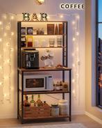 Keukenplank-40 x 80 x 167 cm, vintage bruin-zwart, Ophalen, Nieuw