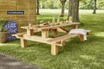Picknick tafel 250cm, Ophalen, Nieuw, Rechthoekig, Hout