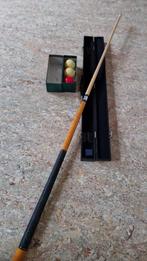 biljartkeu inclusief koffer en set ballen, Ophalen, Gebruikt, Biljarttafel