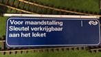 Ns bord, kunststof 45 cm, Ophalen of Verzenden, Gebruikt, Trein, Overige typen