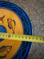 Mooie Aardewerk Schaal met vis motief, Antiek en Kunst, Ophalen of Verzenden