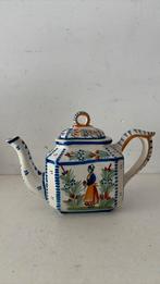 Henriot Quimper theepot, Antiek en Kunst, Antiek | Keramiek en Aardewerk, Verzenden