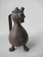 Antieke bronzen olielamp, Antiek en Kunst, Ophalen of Verzenden