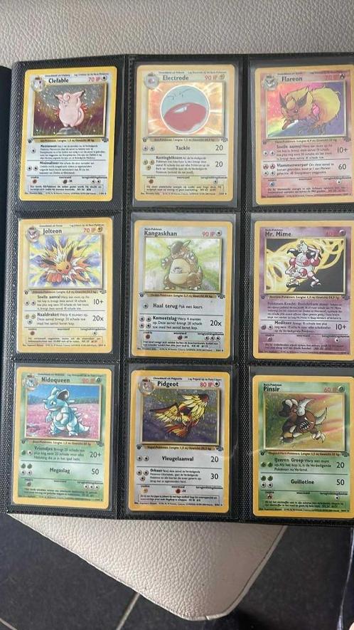 Jungle NL 1st ed. - 64 kaarten - Prijslijst verkoop per stuk, Hobby en Vrije tijd, Verzamelkaartspellen | Pokémon, Zo goed als nieuw