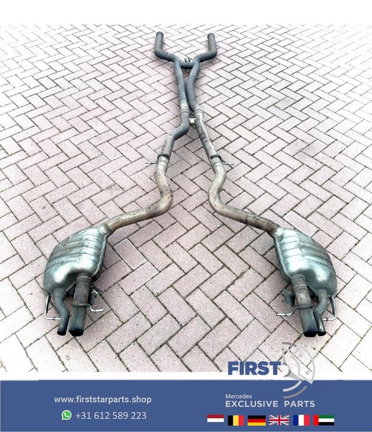 W213 E63 S AMG UITLAAT COMPLEET E KLASSE E63S PERFORMANCE ME, Auto-onderdelen, Uitlaatsystemen, Mercedes-Benz, Gebruikt, Ophalen of Verzenden