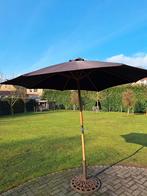 Parasol met gietijzeren voet, Tuin en Terras, Parasols, Ophalen, Gebruikt, Minder dan 1 meter, Parasolvoet