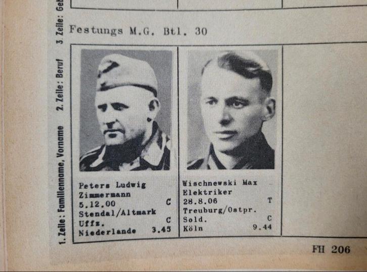 Deutsches Rotes Kreuz Vermisstenbildliste 2FH - o.a Holland, Verzamelen, Militaria | Tweede Wereldoorlog, Boek of Tijdschrift