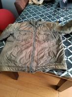 Bruine katoenen  jas, Kleding | Heren, Jassen | Winter, Ophalen of Verzenden, Zo goed als nieuw, Maat 52/54 (L), Bruin
