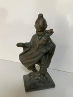 Beeldje (gips) Kuifje in Poncho - Kuifje en de Zonnetempel, Ophalen, Kuifje, Zo goed als nieuw, Beeldje of Figuurtje
