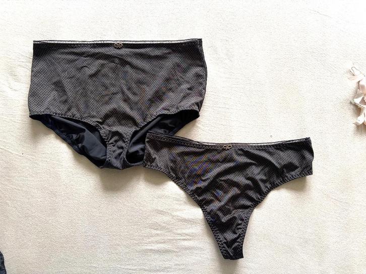 Slip + string Prima Donna Twist maat 44 / XL, Kleding | Dames, Ondergoed en Lingerie, String, Zwart, Verzenden