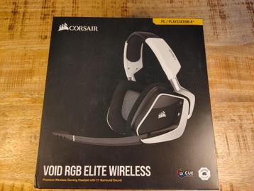 Corsair Void RGB Elite Wireless Gaming Headset beschikbaar voor biedingen
