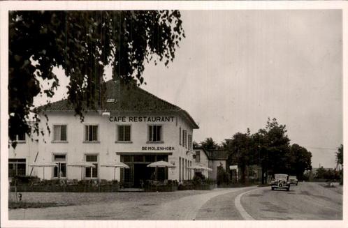 Mook - De MOlenhoek - Cafe, Verzamelen, Ansichtkaarten | Nederland, Ongelopen, Limburg, 1940 tot 1960, Ophalen of Verzenden