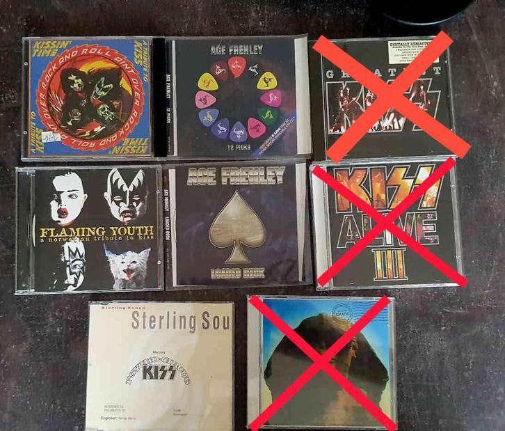 CD's pop rock VEEL KISS, Cd's en Dvd's, Cd's | Rock, Gebruikt, Ophalen of Verzenden