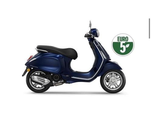 Vespa Primavera 2025 Blauw Euro 5 45KM ( Vespa ), Fietsen en Brommers, Brommers | Vespa, Nieuw, Overige modellen