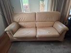 GRATIS Bankstel beige, Ophalen, Gebruikt, 75 tot 100 cm, Leer