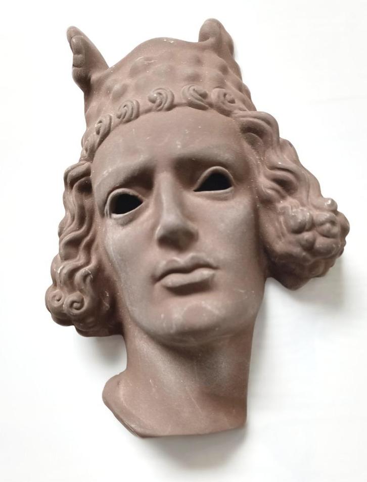 vintage Buste - masker- (''Bamberger Ruiter bust'') keramiek, Antiek en Kunst, Kunst | Beelden en Houtsnijwerken, Ophalen of Verzenden