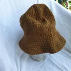 Grappig mosgroen wollen hoedje, Carnaval, ., Ophalen of Verzenden, Zo goed als nieuw