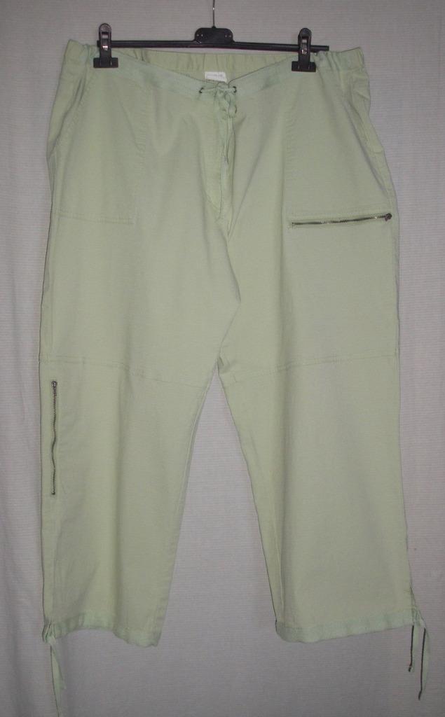 Broek pastel groen maat 52, Kleding | Dames, Grote Maten, Zo goed als nieuw, Broek of Spijkerbroek, Groen, Verzenden