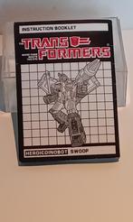 transformers - g1 swoop instructie boekje, G1, Ophalen of Verzenden, Zo goed als nieuw, Autobots