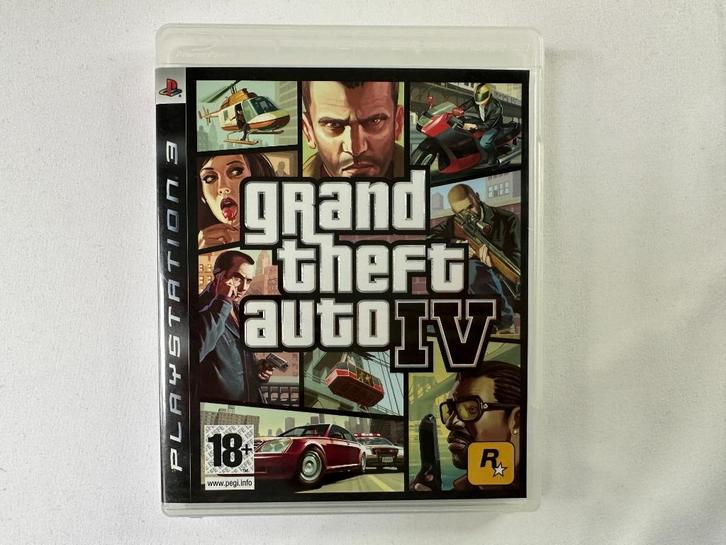 GTA Grand Theft Auto IV met poster Playstation 3 - PS3, Spelcomputers en Games, Games | Sony PlayStation 3, Gebruikt, Avontuur en Actie