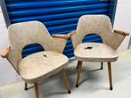 2 Vintage Thonet Stoelen - Tsjechoslowakije, Huis en Inrichting, Fauteuils, Ophalen, Minder dan 50 cm, Gebruikt, Minder dan 75 cm
