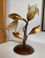 Vintage tafellamp | Italiaanse vintage lamp | Murano glas, Huis en Inrichting, Lampen | Tafellampen, Ophalen of Verzenden, Zo goed als nieuw