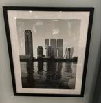 Rotterdam Skyline Foto in Lijst, Ophalen, Minder dan 50 cm, Zo goed als nieuw, Foto of Poster