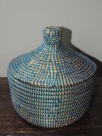 Mand met deksel 23 cm fairtrade handwerk India € 14,95, Ophalen, Nieuw