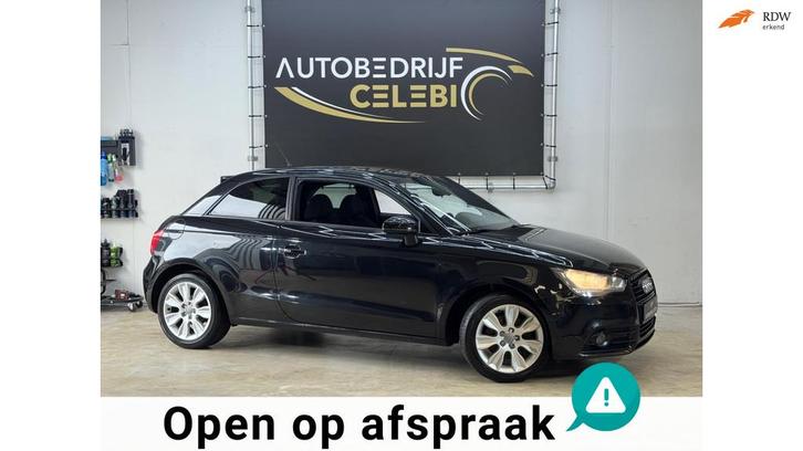 Audi A1 1.4 TFSIAmbition Pro Line Business 2010 ZWART SCHADE, Auto diversen, Schadeauto's, Audi, Handgeschakeld, Benzine, Hatchback
